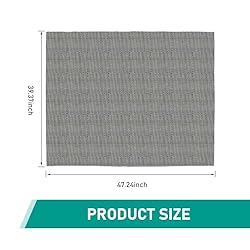 Sodcay Pack-1 Car Trunk Anti-Slip Mat, 3.93 Ft x