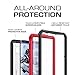 Ghostek Nautical Galaxy S8 Plus Waterproof Case with Screen Protector Extreme Rugged Heavy Duty Protection Full Body Sealed Shell Underwater Shockproof for 2017 Galaxy S8 Plus (6.2 Inch) - (Red)