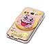Galaxy J3 Emerge Case,Galaxy J3 2017 Case,DAMONDY 3D Bling Cute Diamond Glitter Liquid Floating Quicksand Water Flowing Ultra Clear Soft TPU Case for Samsung J3 Emerge ONLY smile