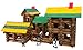 Ideal Frontier Logs 300 Piece Classic Wood Construction Set with Action Figures