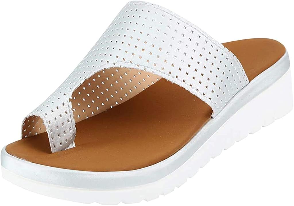 Sandali Ortopedici Per Alluce Valgo TTMall Sandali Donna Estate Bassi,correttore Ortopedico per Alluce