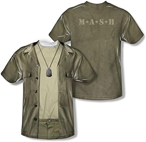 M.A.S.H. - Hawkeye Costume Tee (Front/Back Print) T-Shirt Size XL
