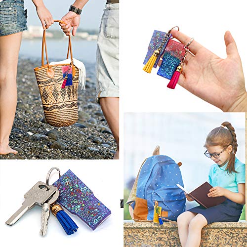 Tumbler Silicone Molds, ZALALOVA 25Pcs Tumbler Resin Silicone Molds Perfect Partner to Cup Turner(Cuptisseries) DIY Water Glass Shape Perforated Keychain Resin Clay Molds Crafts Tools for Plaster