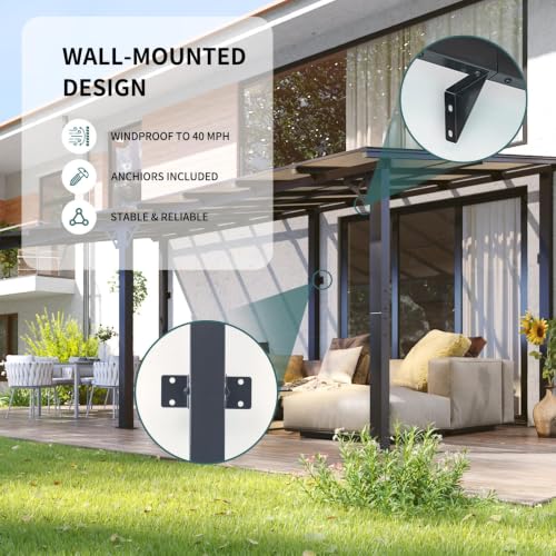 Breezestival 16'x10' Lean-to Gazebo Review: Wall-Mounted Hardtop Patio Cover image 13