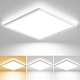zemty 24W LED Ceiling Light 2400LM IP44 3000K 4000K 6500K Square