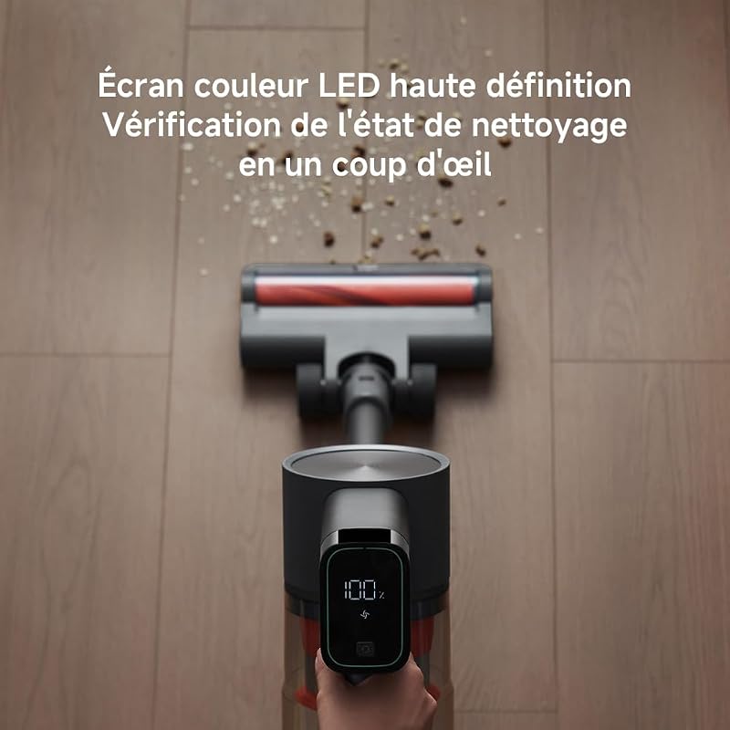 G20 Max Aspirateur Balai sans Fil 180 AW, Jusqu’à 60 Min, Écran LED