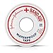 Band-Aid First Aid Tapes, Waterproof Tape, 1/2 Inch x 10 yds (Pack of 6)