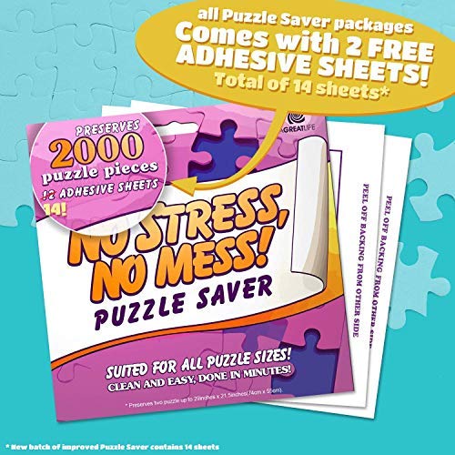 Preserve 2 x 1000 pcs Jigsaw Puzzle with aGreatLife Puzzle Saver 14