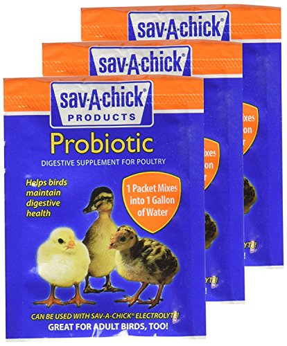 9-Count Sav-A-Chick Probiotic Supplements - (3 Packages with 3 Packets each)
