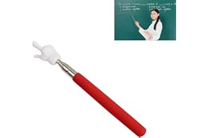 MOFALA Telescopic Teachers Pointer, Classroom Demonstration Baton, gGuide Indicator, Retractable Finger Pointer Stick for School Teaching, Conference Presentation, Object Instruction