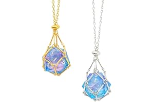 Liquid Core D20 Gold Necklace Pendant – Sharp Edge Resin 20-Sided Dice Necklace for Dungeons & Dragons, Tabletop RPG Gift