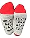 ZG&DD Mens Fashion Socks IF YOU CAN READ THIS Bring Me a Glass of Wine