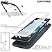 COVRWARE [Iron Tank] case Compatible with ZTE ZMAX PRO/ZTE Carry, with Built-in [Screen Protector] Full-Body Rugged Holster Armor Case [Brushed Metal Texture Design][Belt Clip][Kickstand], White