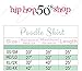 Hip Hop 50's Shop 1950s Adult Poodle Skirt Costume for Women (Black XL/2X)