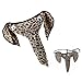 Rukisac Sexy Tong Men Elephant Underwear T-Back G-String Pants Christmas Gag Gift Funny Gift (Leopard)