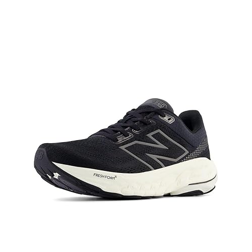 New Balance Women's Fresh Foam X 860 V14 Running Shoe, Black/Phantom/Angora, 9 M