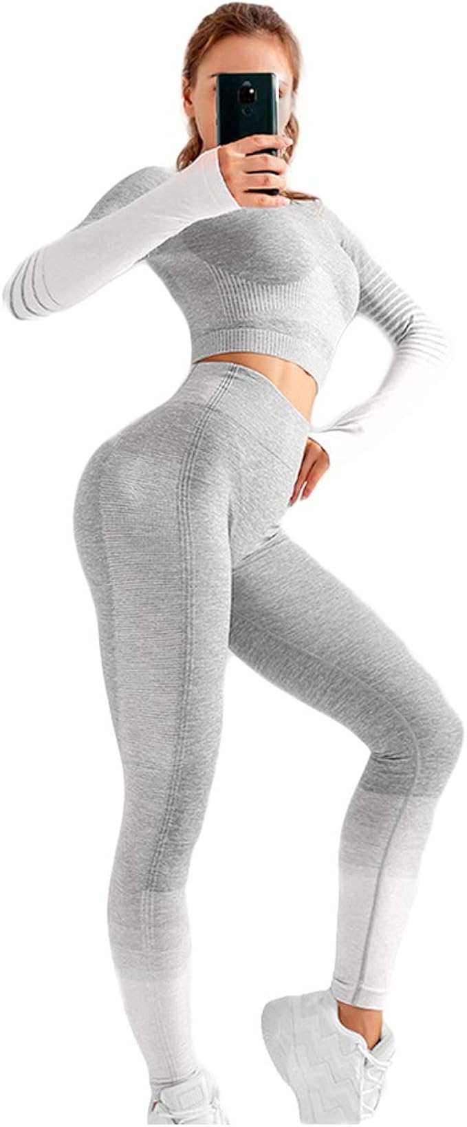 Luiyy® Talle Alto Camuflaje Sin Costura Leggins para Mujer ...