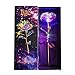 KIRIFLY Artificial Rose Gifts Fake Flowers Roses Presents for Women LED Light Plastic Cellophane Flower Birthday Anniversary Engagement Colorful Gifts