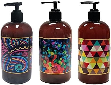 THE BOTANIST Hand and Body Wash 3 pcs Assorted - Patchouli Lanvander, Lavander Coconut, Verbena Coconut (16 oz / 3 Pack)