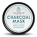 Activated Charcoal with Dead Sea Mud Clay Powder Face Mask, Organic and Natural Ingredients like Bentonite Indian Healing Clay, Remove Blackhead, Minimize Pores and Fight Acne - 5X Safer than Peel-Off
