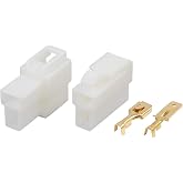 X AUTOHAUX 30 Sets Car Electrical Wire Connector Male Female 6.3mm | Cable housing terminal, Car Electrical