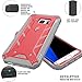 Galaxy S7 Edge Case, POETIC Revolution Series [Premium Rugged][Shock Absorption & Dust Resistant] Protective Case (Without Built-in Screen Protector) for Samsung Galaxy S7 Edge (2016) Pink/Gray