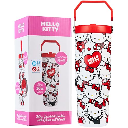 Get Trend Hello Kitty Tumbler with Straw