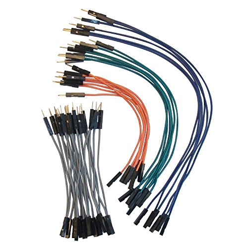 MB-944 Flexible Jumper Wires, M-F, 40 Pieces