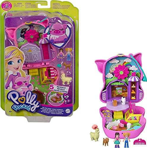 Polly Pocket Mini Toys, Something Sweet Cupcake Compact Playset With 2 Micro Dolls And 13 Accessories, Pocket World Travel Toys With Surprise Reveals, HKV31 - View #9