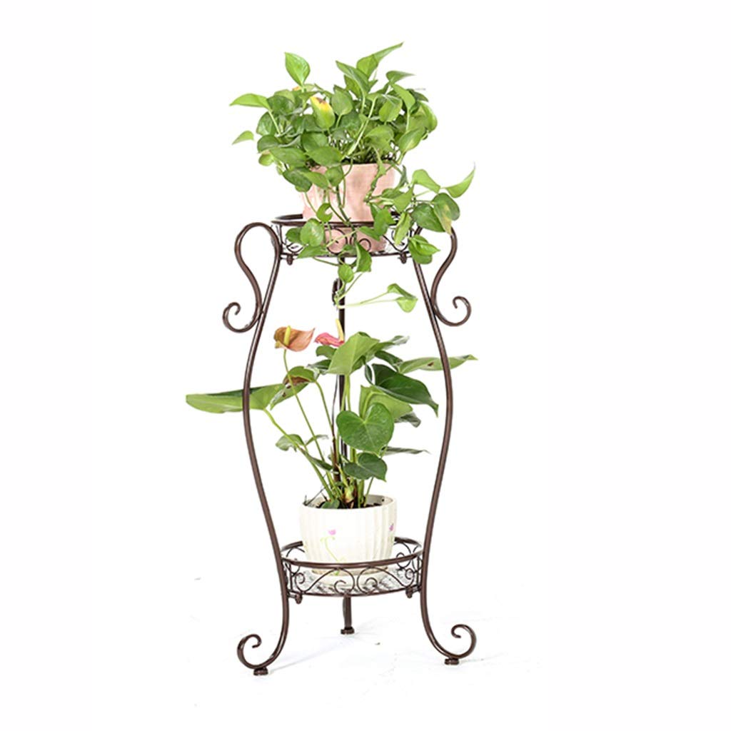 Jardinería Idílico Soporte De Flores De Múltiples Capas De Hierro ...