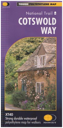 Cotswold Way XT40 (Route Map) by Harvey Map Services Ltd (Map)