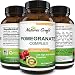 Natures Craft Pomegranate Supplement - Pure Antioxidant Rich 500 mg Pills for Heart Health Lower Cholesterol and Stronger Immunity - Natural Ellagic Acid for Anti Aging Benefits 90 Capsules