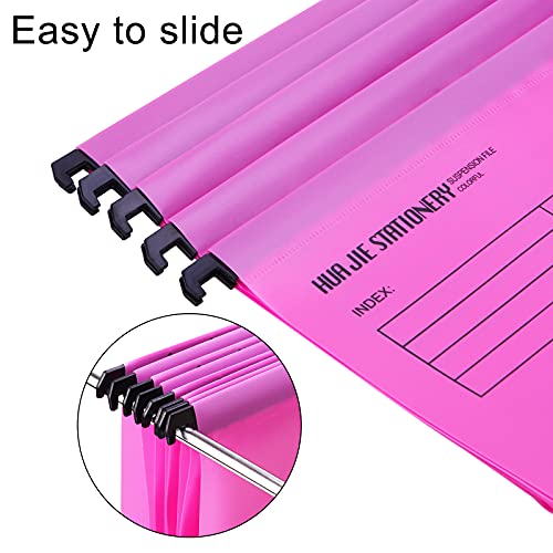 Hanging File Folders with Tab, Adjustable Tab and Letter Label Inserts