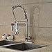 Senlesen Brushed Nickel Kitchen Sink Faucet Pull Out Down Sprayer Mixer Taps Wet Sink Bar Faucets with 10'' Hole Cover Plate