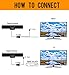 Best Amplified 50-90 Mile TV Antenna - 2019 Newest Version 4K 1080P HD Indoor Digital TV Antenna with 10 Feet Coax Cable for All TVs