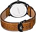 VOEONS Leather Watches for Mens Brown Genuine Leather Business Watch Analog Quartz Classical Casual Watches for Men, Teens, Waterproof, Calendar