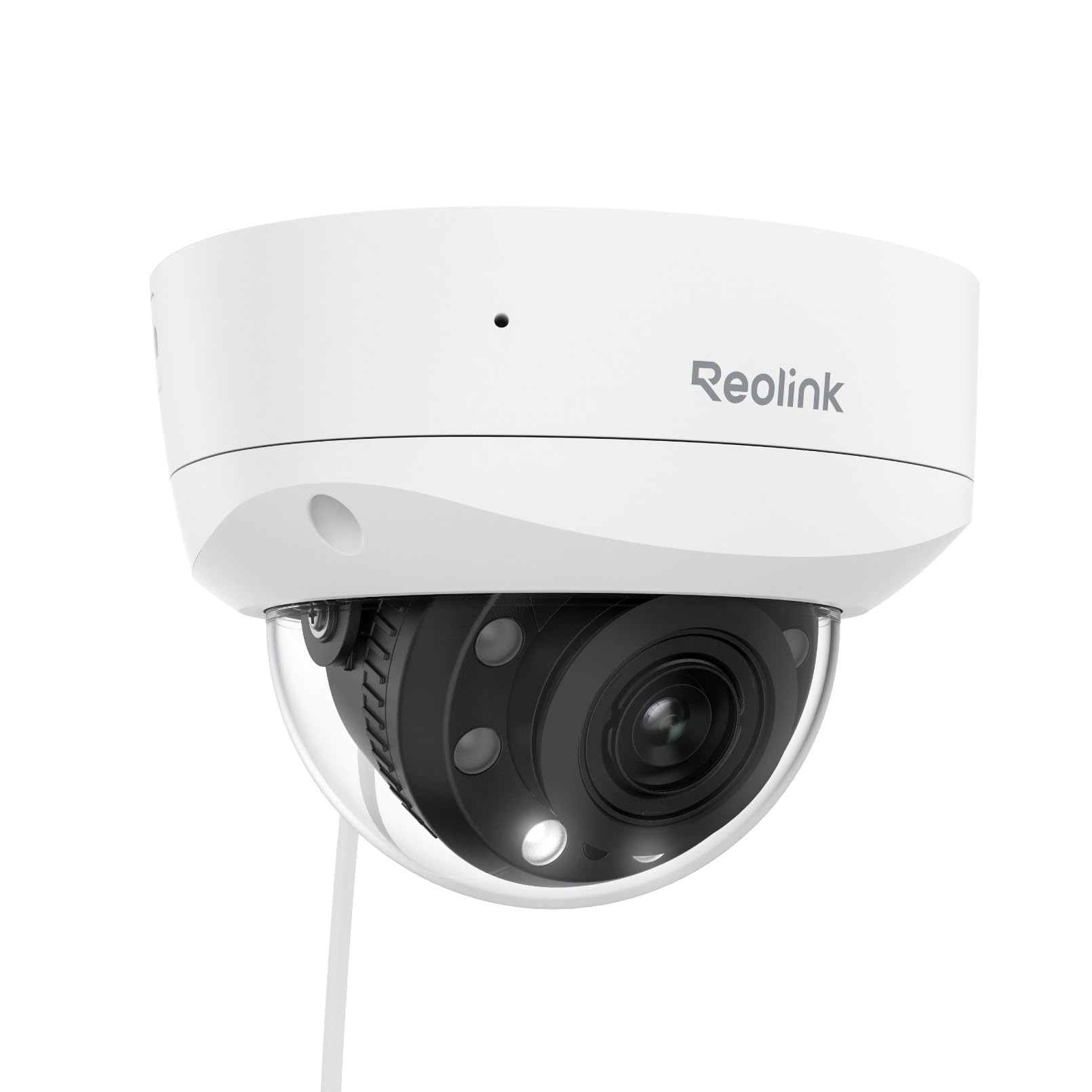 Reolink 4K PoE Security Camera with Spotlights, 5X Optical Zoom, Color Night Vision, Two-Way Talk, Human/Vehicle/Animal Detection, IK10 Vandalproof, Time Lapse, RLC-843A