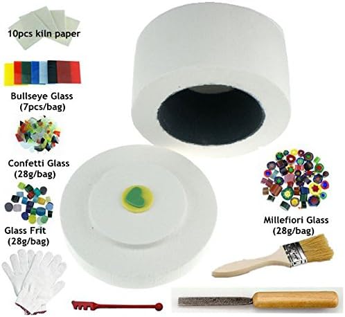 Professional Microwave Kiln Kit 10 Piece Set for Fusing Glass