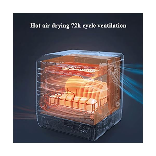 Fully-Automatic-Dishwasher-Household-Installation-Free-Small-Desktop-Smart-Dishwashing-Machine-Double-Layer-Table-and-Chopsticks-Storage Fully Automatic Dishwasher Household Installation-Free Small Desktop Smart Dishwashing Machine Double-Layer Table and Chopsticks Storage