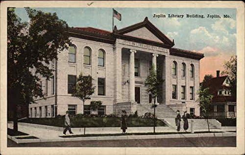 Joplin Library Building Joplin, Missouri MO Original Vintage Postcard