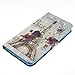iPhone 7 Plus Case,iPhone 8 Plus Case,Durable Kickstand Wallet Case with Inner Silicone Bumper Cover Full Protective Flip Folio Shell Cover with Credit Card Holder for Apple iPhone 7 Plus-Tower