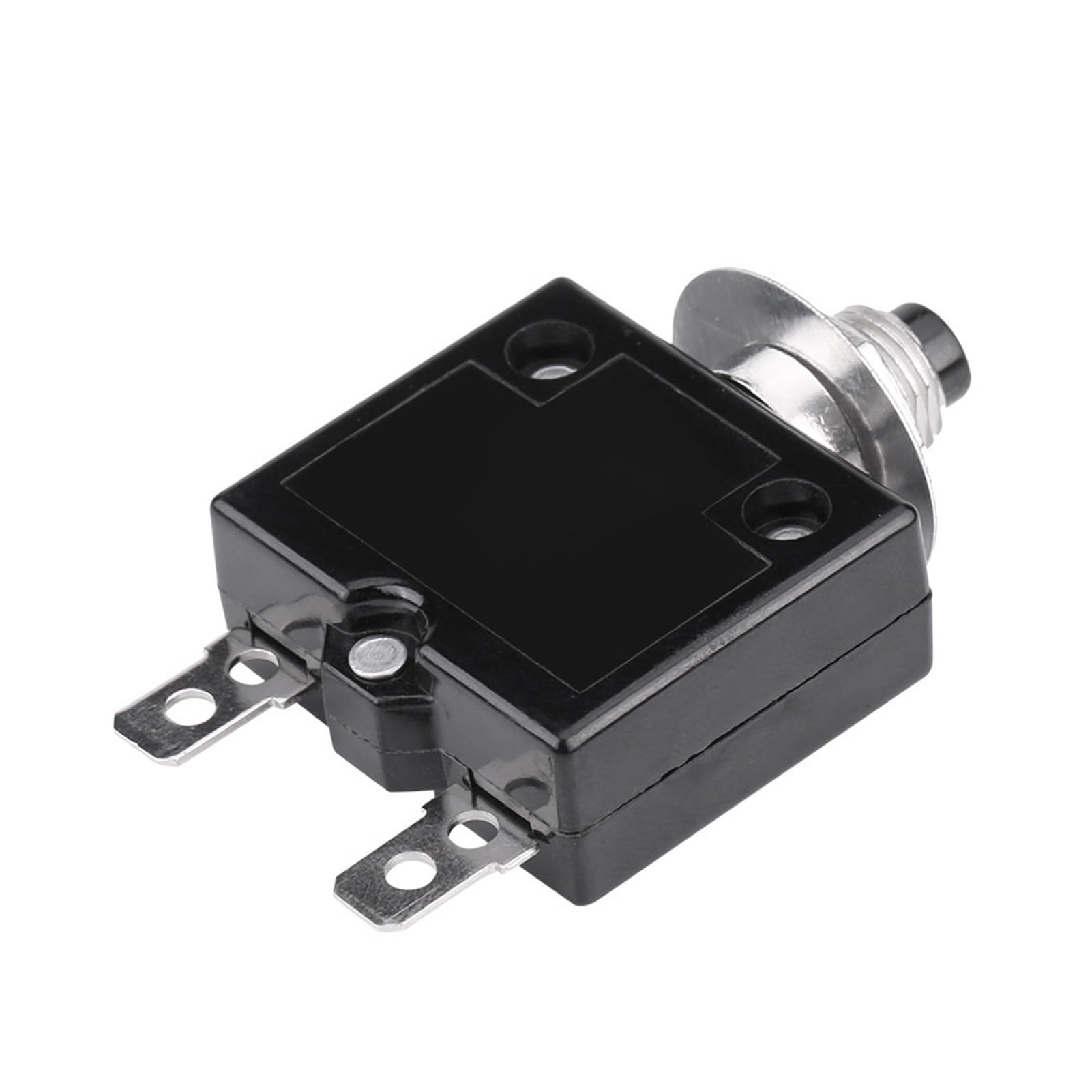 Circuit Breaker, 5A 8A 10A 15A 18A 20A 30A Optional Reset Thermal Switch, 125-250V AC 50V DC Over Current Overload Protector Push Button Circuit Breaker(5 Amps)