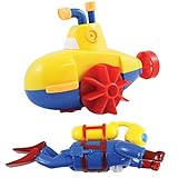 Sealife Swimmers Scuba Diver And Submarine Wind-up Bathtub And Pool Toys Set
