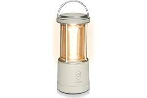 Lepro 1100LM LED Camping Lantern Battery Powered, IPX4 Waterproof Camping Light, 5 Modes Camping Lamp, Portable Tent Light & 