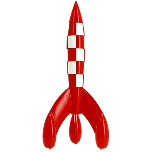 Moulinsart- Tintín Cohete Lunar 30 cm (46949): Amazon.es: Juguetes y juegos