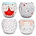 4 Pack Cotton Training Pants Toddler Potty Training Underwear for Baby Girls-2T