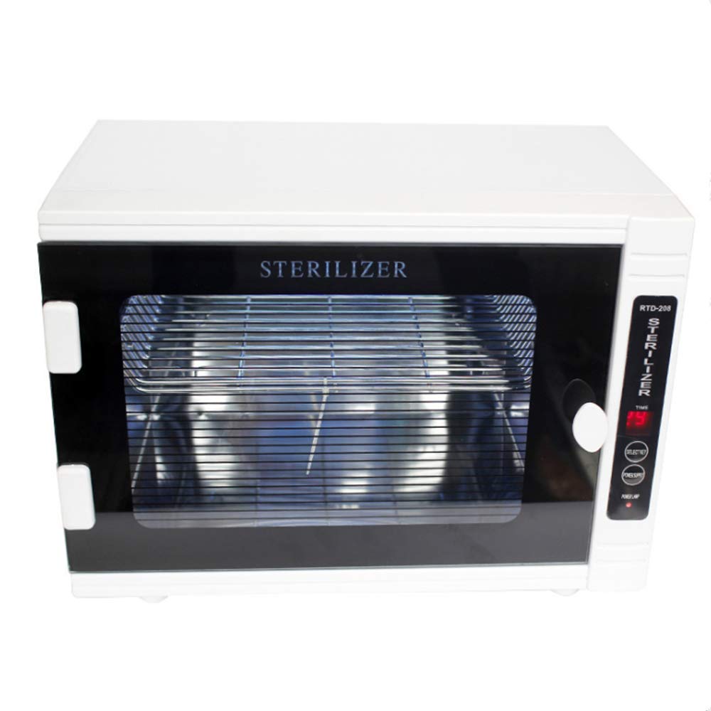 Soiiw 110V Home Cabinet Room Temperature S~teril-izer Equipment Timer Settings for Tableware/Baby Bottle/Underwear/Toothbrush/Beauty Tools/Jewelry/M~Asks: Beauty