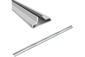 HUZJIEHUI 48"-Slatwall Panels Aluminum Slatwall Inserts-15Pcs