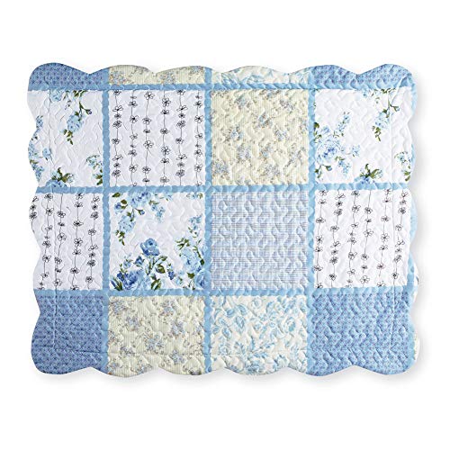 Amazon Com Collections Etc Willow Blue And Yellow Floral