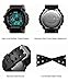 Digital Watch Teens Boys Mens Sports Water Resistant Outdoor Easy Read Military Back Light Black Big Face 1213 (Gray)